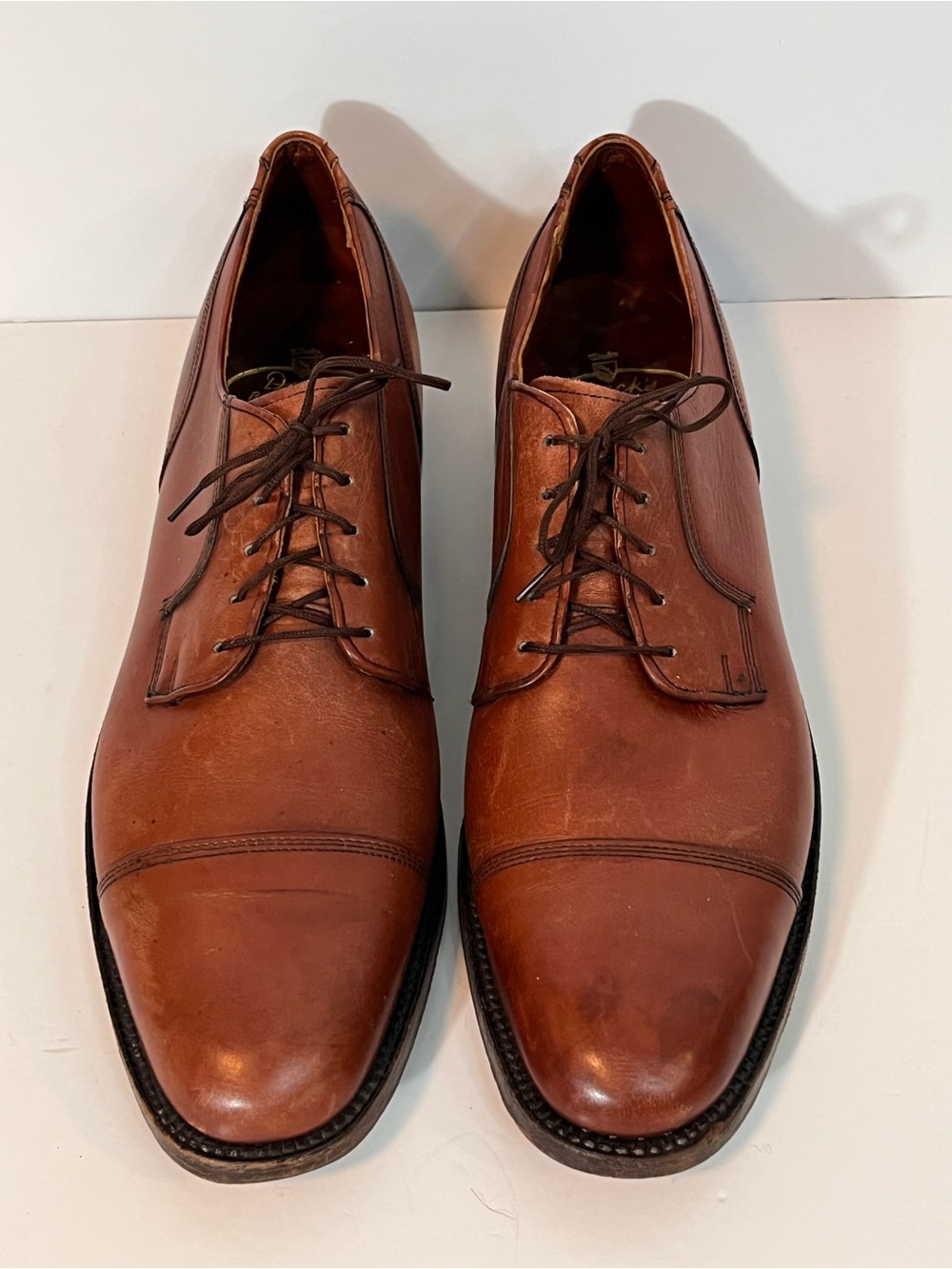 DACK’S - Vintage Classic Men’s Brown Leather Derby Shoes - Size 13 Narrow